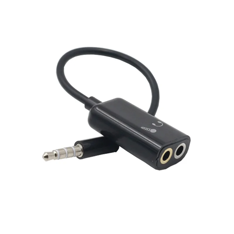 One minute two audio cable with wheat two in one adapter cable2