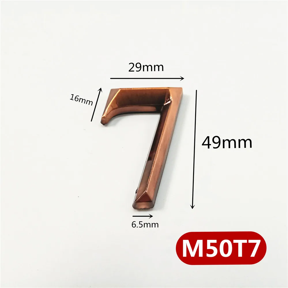 M50T苗条型红古塑料门牌=0选项7