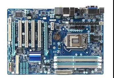 original motherboard for gigabyte GA-H55-UD3H LGA 1156 DDR3 H55-UD3H 16GB for I3 I5 I7 H55 desktop motherboard asus ga h55 ud3h h55 1156 computer motherboard with integrated needle i3 530 i3 750 quad core cpu package