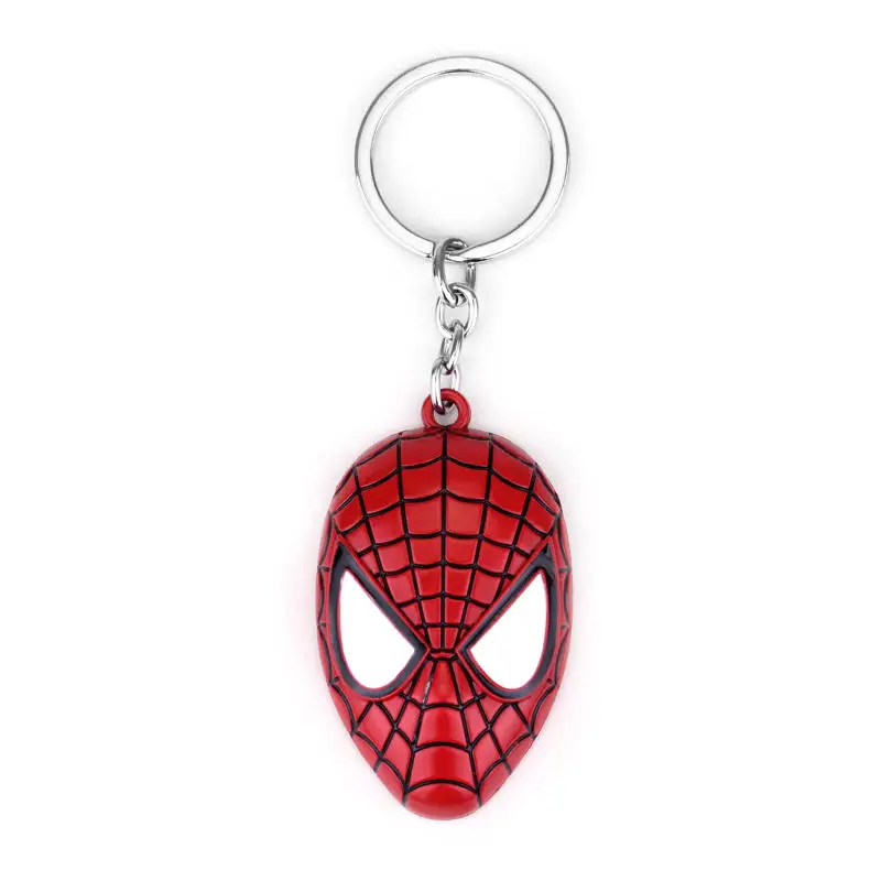Новинка, Мстители, Человек-паук: вдали от дома, брелок для ключей, супергерой, Человек-паук, Веном, красный Aolly, брелок для ключей, цепочка для Мужчин, Ювелирные изделия - Цвет: k92-3