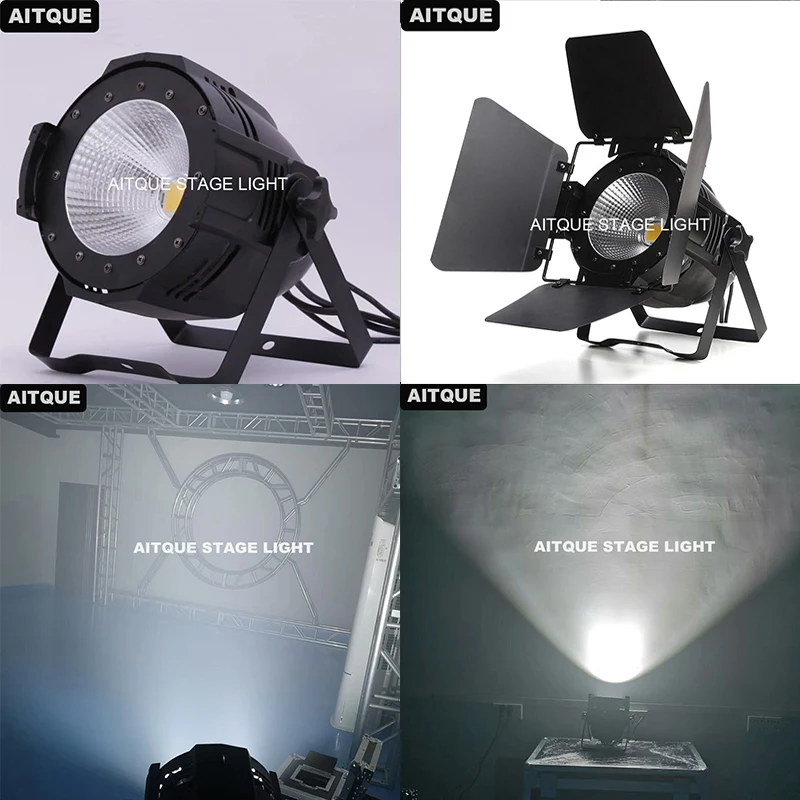 10 шт. Крытый Led cob Par Light 100 Вт с дверью сарая LED Spot Disco par can lyre wash|Эффект освещения