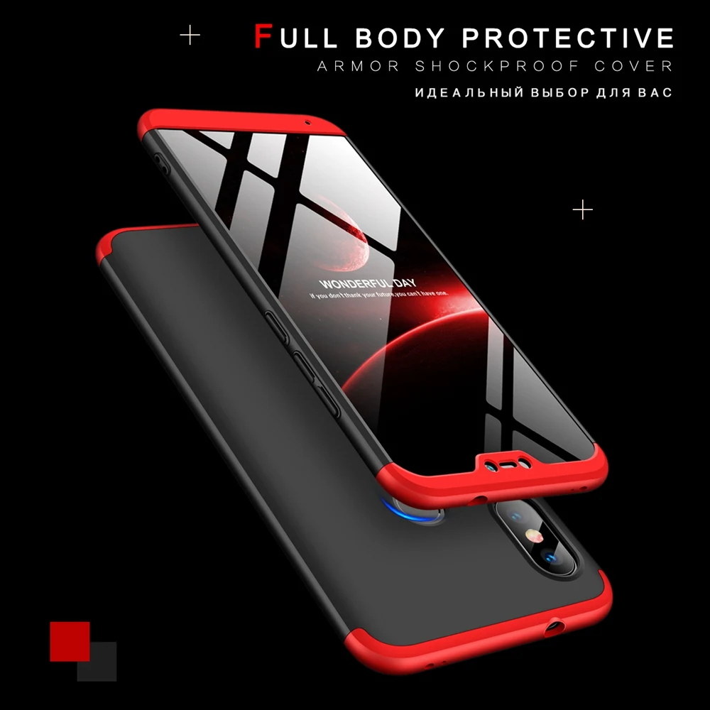 

360 Protective case for Xiaomi Mi A2 Lite Xiomi Redmi 5 Plus Note 6 Pro 4X S2 5A Mi Max3 A1 8SE Coque
