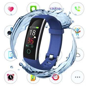 Smart Color Screen Blood Pressure Exercise Heart Rate Pedometer Smart Watch Heart Rate Pedometer Smart Watch #XTN