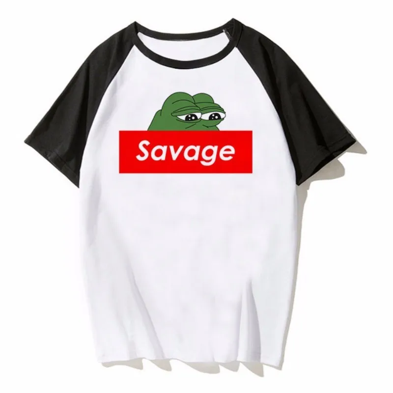 

New 28 Kinds Of Pepe Frog Funny Print Summer Tops Tee Savege Meme suprem T Shirt Men Short Sleeve Tshirts Hight Quality T-shirt