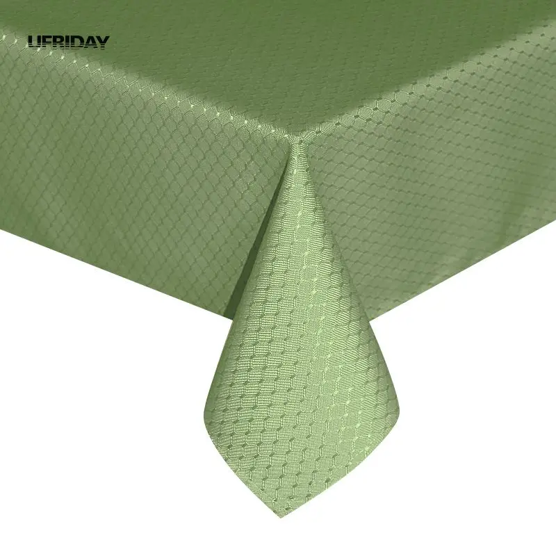

UFRIDAY Table Cloth Woven Green Tablecloth Home Toalha De Mesa Nappe Mantel Manteles Para Mesa Table Cover Hotel Office Wedding