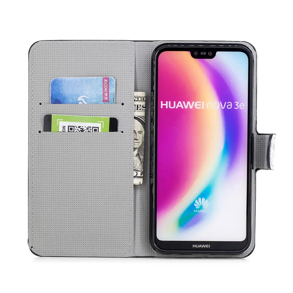 Чехлы книжки для HUAWEI P20Lite 32 ГБ 64 чехлы из искусственной кожи P20 Lite ANE LX1 LX3 бумажники