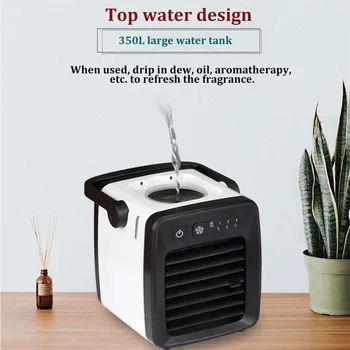 

Air cooler 2019 USB Charging Air Conditioner Fan Mini Portable Refrigerator Air Cooler Nano Fan