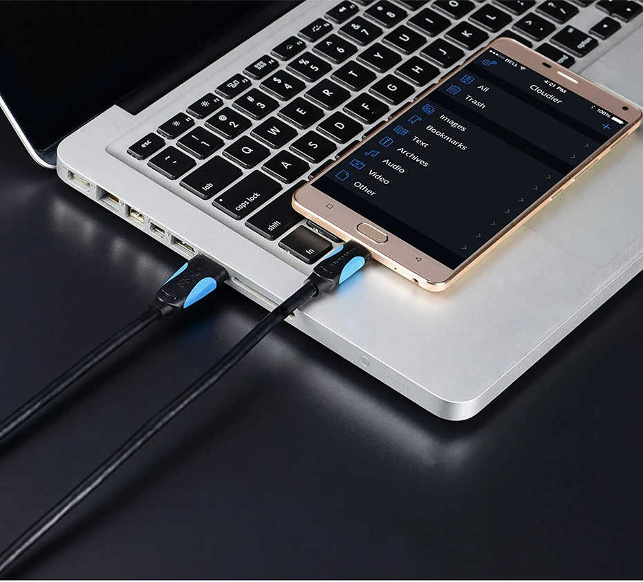 Vention USB C кабель usb type C кабель 2A USB 3,1 кабель для быстрой зарядки USB-C кабель для передачи данных type-C кабель для samsung huawei ZUK LG Xiaomi 0,5