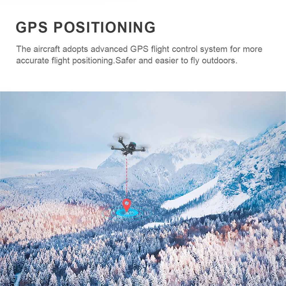 CG033 Дрон с GPS поддержкой Wi Fi FPV 1080 P Камера RC дроны бесщеточный Quadcopter 20 минут полета