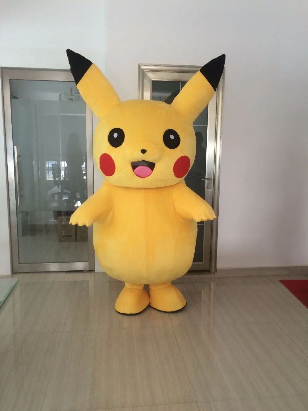 Взрослый размер Профессиональный талисман Pikachu костюм для продажи Пикачу карнавальный костюм талисман Pikachu костюмы