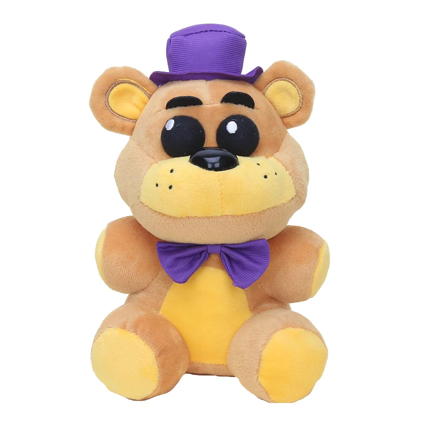 1" пять ночей Фредди Мягкие плюшевые игрушки FNAF Фредди Fazbear медведь лисица кролик Бонни и Чика Peluche Juguetes