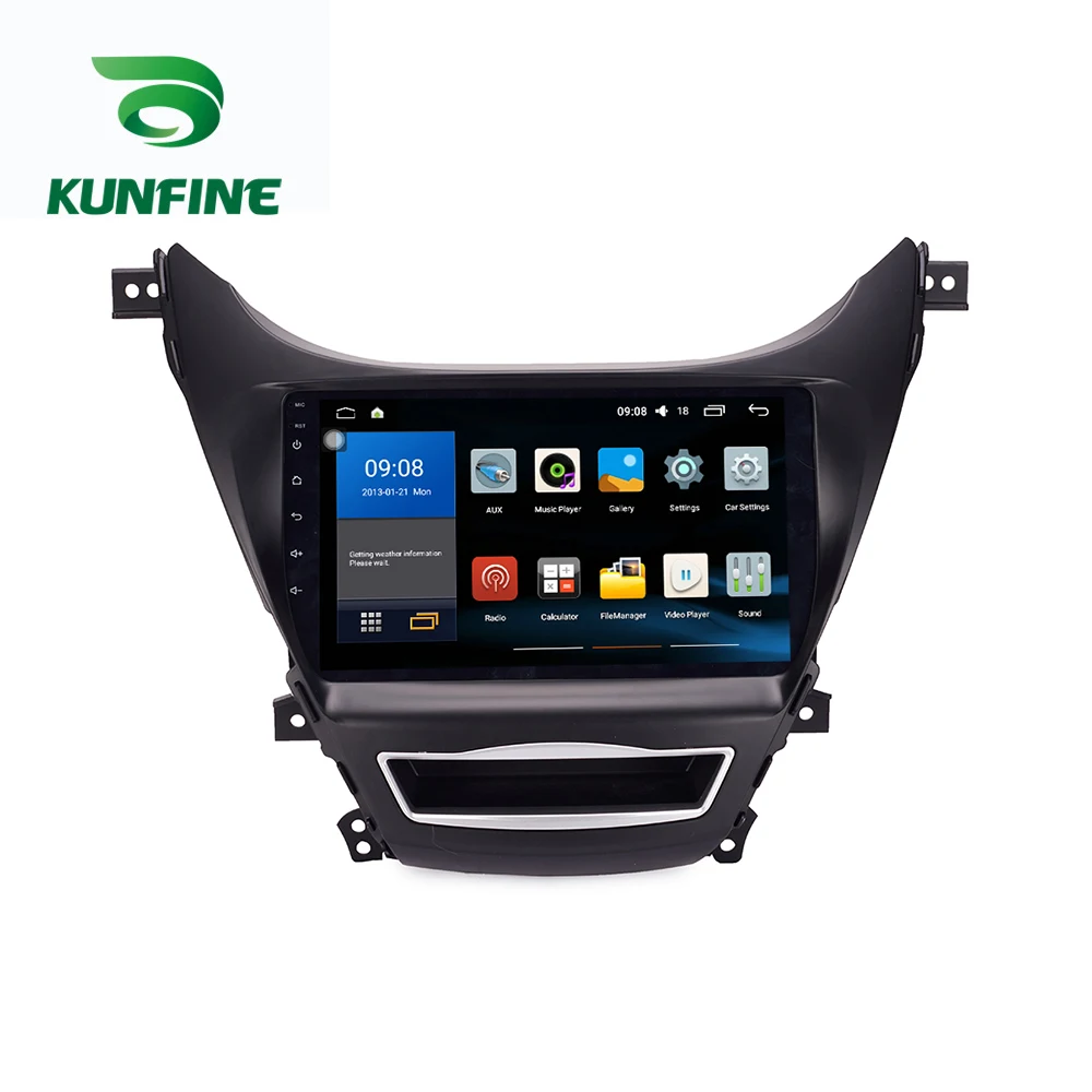 Android Car DVD GPS Navigation Multimedia Player Car Stereo For Hyundai Elantra 2012 Radio Head unit (2)