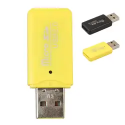 Горячая продажа мини чтения карт памяти высокого Скорость Mini USB 2,0 Micro SD TF T-Flash чтения карт памяти адаптера для PC/Mac l0809 #3