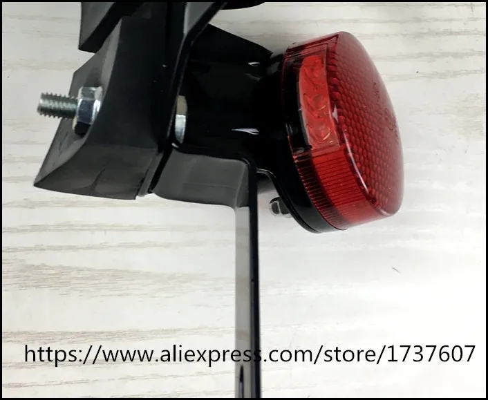 1pcs Universal Retro LED  motorcycle modified rear lights license plate lights brake lights for max250 /GN/CG motorcycle parts