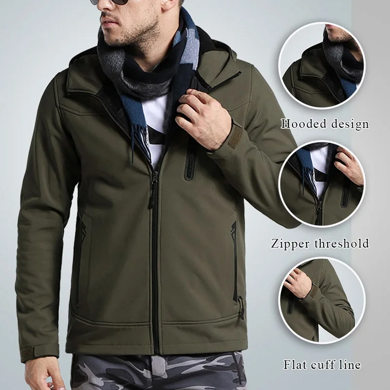 Зимнее теплое пальто для женщин и мужчин, флисовая камуфляжная куртка для кемпинга, охоты, верхняя одежда, Одежда Для Путешествий, Походов, альпинизма, куртки