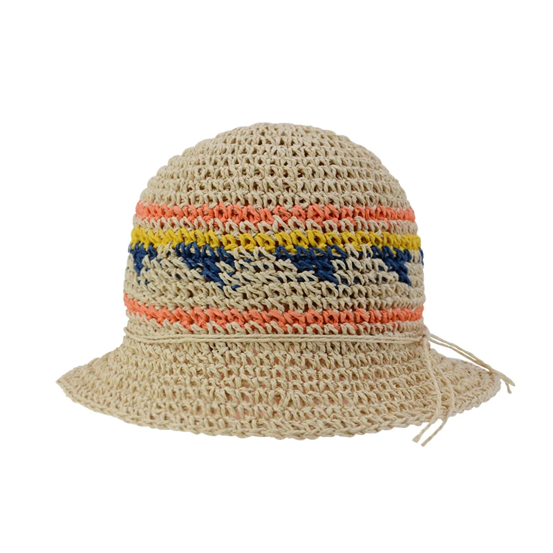 

DeePom Sun Hat Ladies Summer Hats For Women Colorful Straw Hat Bucket Hat Beach Panama Cap Vacation Holiday Travel Bohemia Style