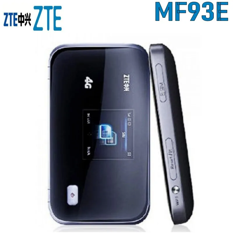  Original Unlock 100Mbps ZTE MF93E 4G LTE Pocket Wi Fi Router Support LTE FDD And TDD