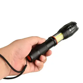

Skywolfeye T6 LED Zoomable 8000 LM 6 Modes Waterproof Flashlight Portable Torch Bright Torch For Outdoor Activities Light