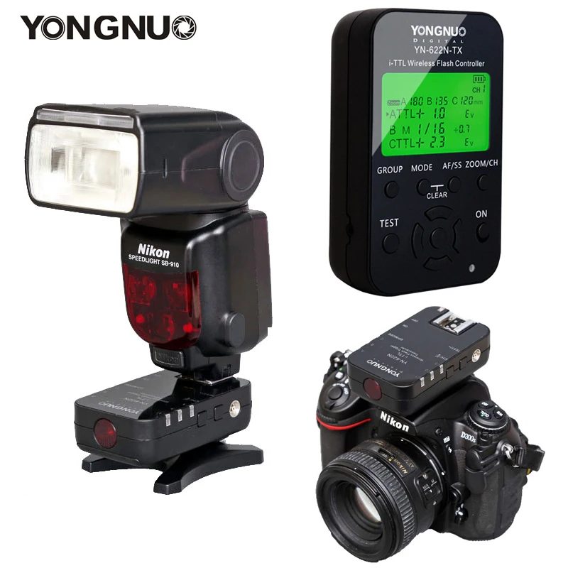 

YongNuo TTL Wireless Flash Trigger Controller Transceiver Kit for Canon Nikon Speedlite YN685 YN968C YN968N YN622C-TX YN622N-TX