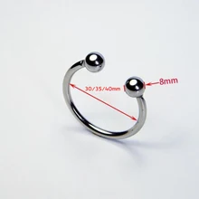 Из нержавеющей Стали Кольцо Cockring Пениса Яичка Шары Мошонка Подвеска Мяч Носилки F46