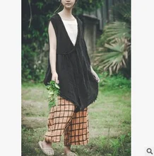 Product release in the spring of 2016, the original design of 100% cotton linen ms leisure shirt of loose big yards