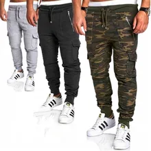 Men's camo jogging pants men's bodybuilding gym pants military pants men's autumn sports slim camo pants pants nife pants