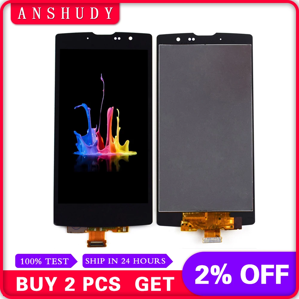 

For LG Magna/G4C H500F H502F H500N Y90 H500R H500 Full LCD Display Panel Module + black Touch Screen Digitizer Sensor Assembly