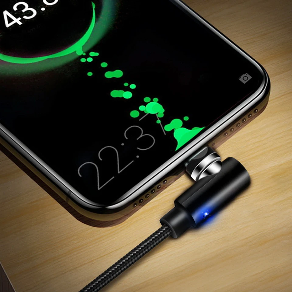 سريع كابل مغناطيسي 2A USB C كابل مايكرو شاحن يو اس بي كابل شحن ل فون XS X XR 8 7 سامسونج S8 Xiaomi نوع C كابل