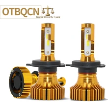 

OTBQCN 2 PCS H4 LED H7 H1 H3 H11 HB3 HB4 9005 9006 Car Headlight LED Bulb 12V Auto Headlamp 6500K Car Light LED Lamp COB 24V