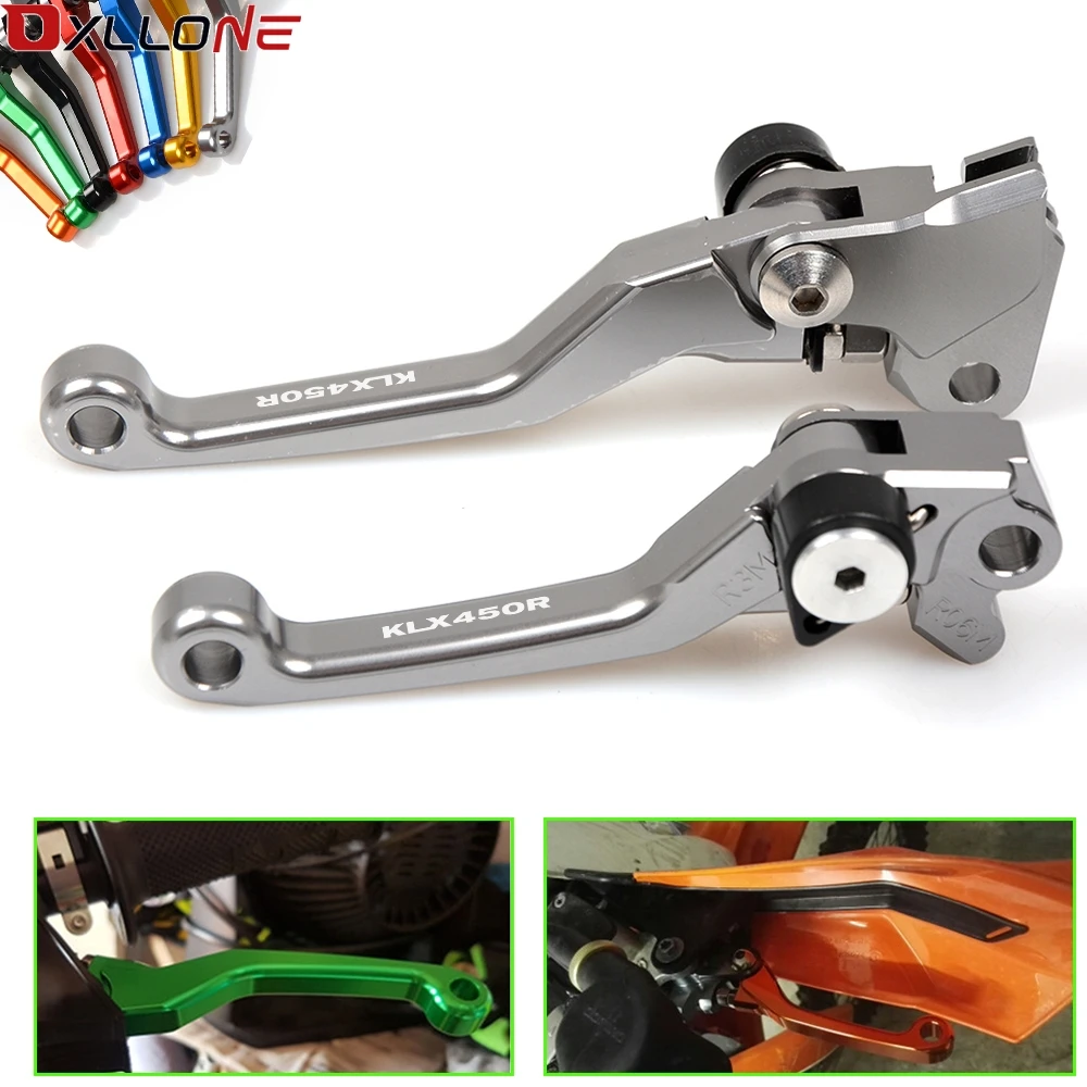 Для KAWASAKI KLX450R 2008 2009 2010 2011 2012 2013 2014 аксессуары для мотоциклов Рычаги тормозной