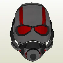 Шлем муравья пригодный для носки на 1:1 3D бумажная модель