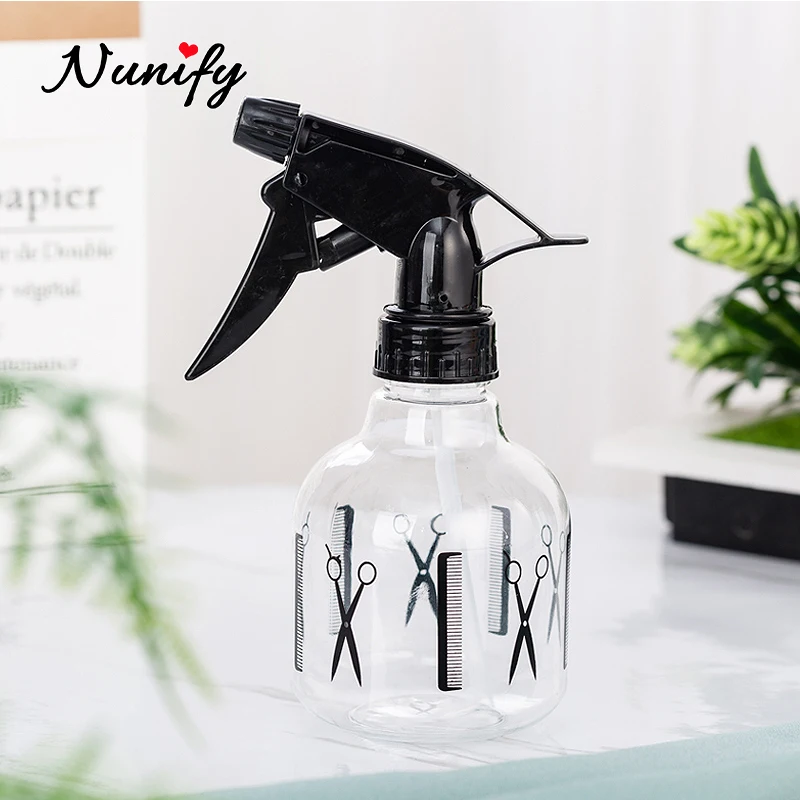 Empty 250Ml Plastic Spray Bottle For Making Hair Styling Transparent Container For Water Cleaning Products Refillable Bottle