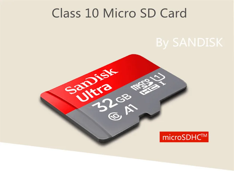 Двойной флеш-накопитель SanDisk картой Micro SD объемом 16 Гб оперативной памяти, 32 Гб встроенной памяти, 64 ГБ 128 ГБ 200 ГБ флэш-карта памяти Uitra Class10 Max 100 МБ/с. tf карта cartao de memoria