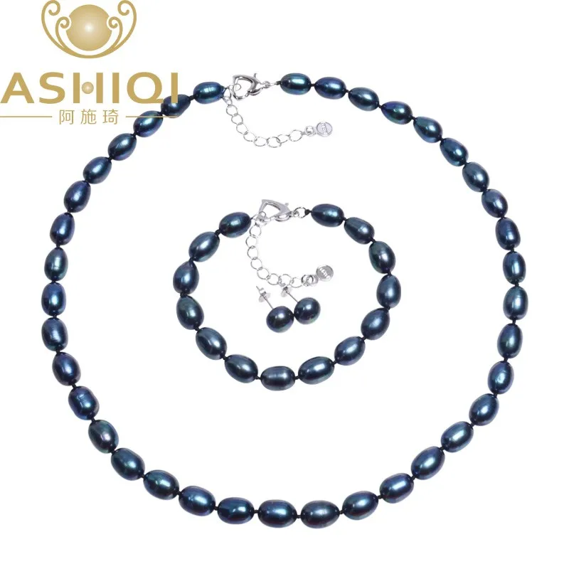 Женский ювелирный комплект из колье и серёг серебра 925 пробы|jewelry sets|earrings necklace jewelry