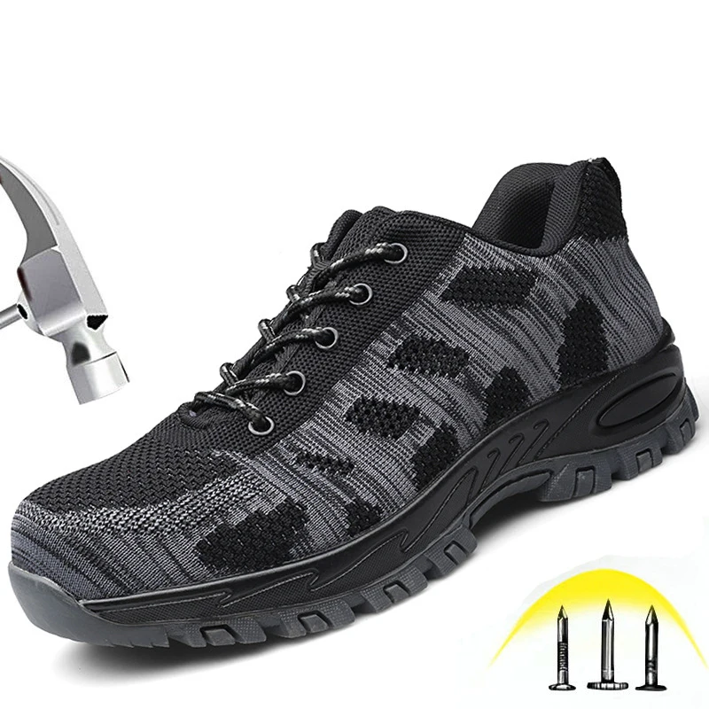 

Ultra-light anti-piercing and Smashing safety shoes men's shoes breathable work&safety steel toe boots