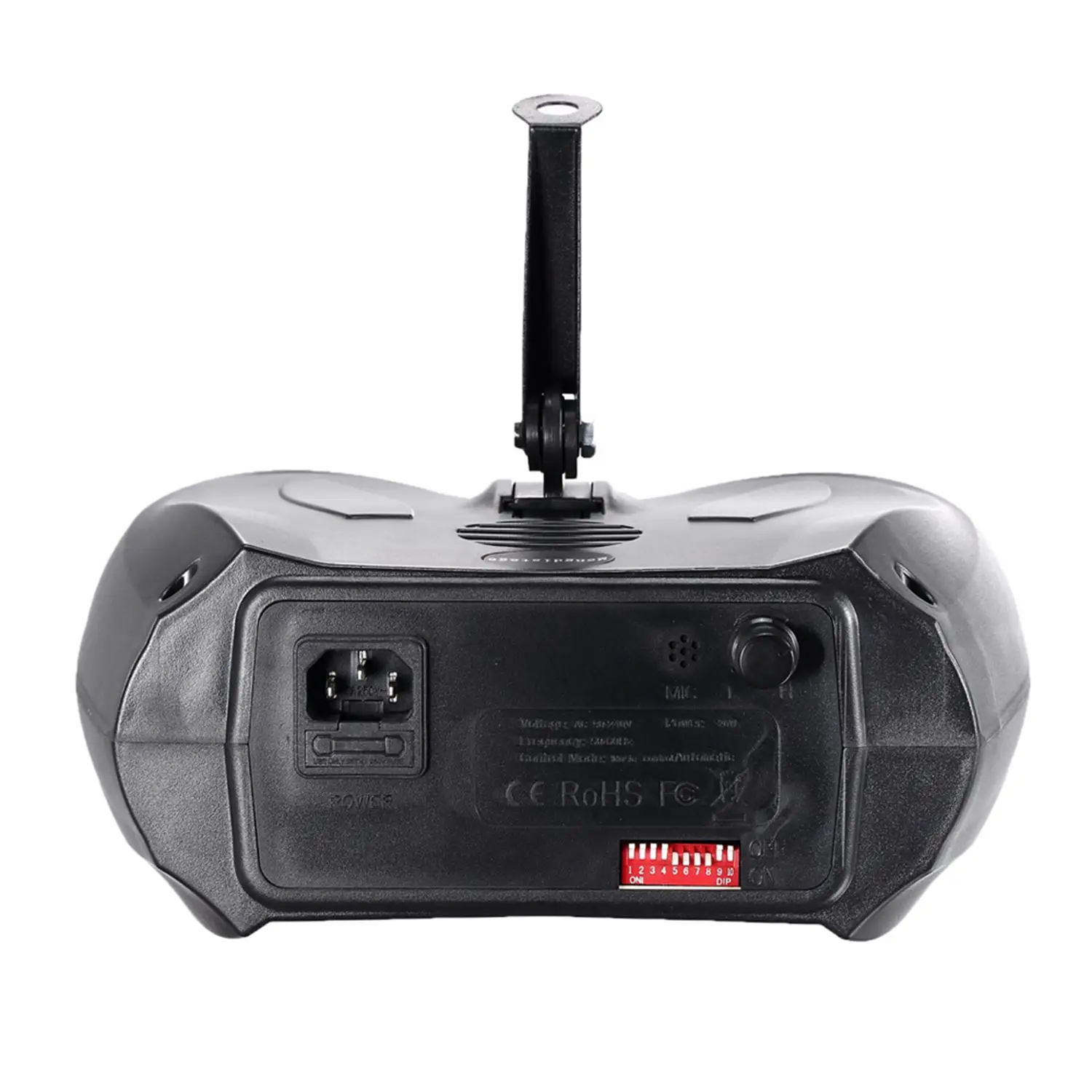  BIFI-Portable Music Auto/Sound Actived 128 LED RGBW Lights Double Head Laser Stage Effect Lighting 
