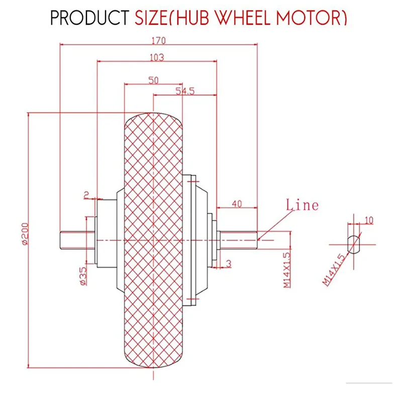 36 В, 48 В, 500 Вт, 800 Вт, электродвигатель для велосипеда, 10 дюймов, двигатель для скутера/электровелосипеда, двигатель колеса