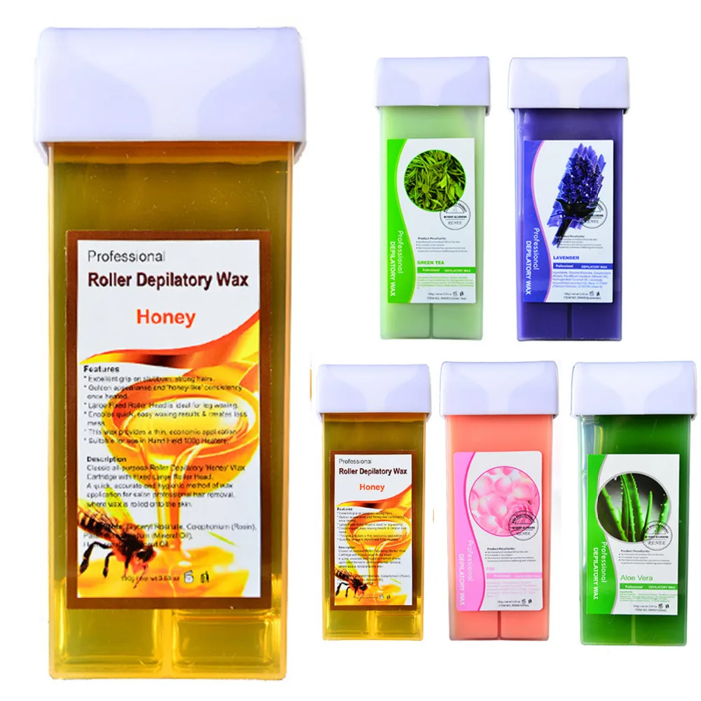 Depilatory Wax Depilatory Waxes Warmer Heater Waxing Hair Removal 5 Kinds Of Scents for All Types of Skin