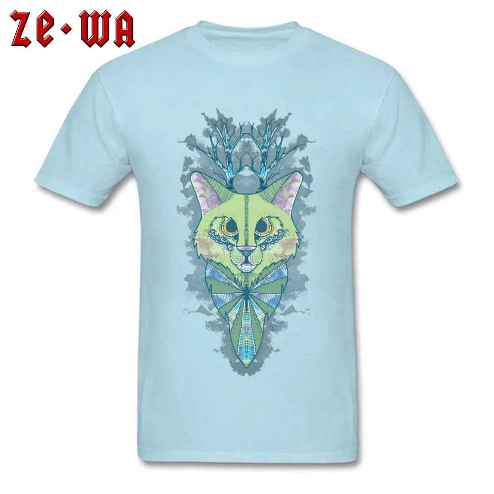  Summer Tees Wholesale Short Sleeve Men's T Shirt TpicOriginaltitle Custom Summer Tops T Shirt O Neck Wholesale Cat Abstraction light