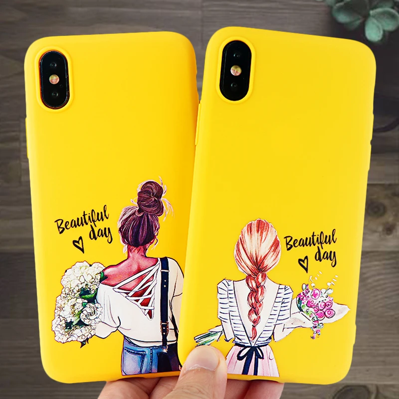 Модный чехол для iPhone X XS MAX XR 8 7 6s Plus стильный мягкий силиконовый мобильного