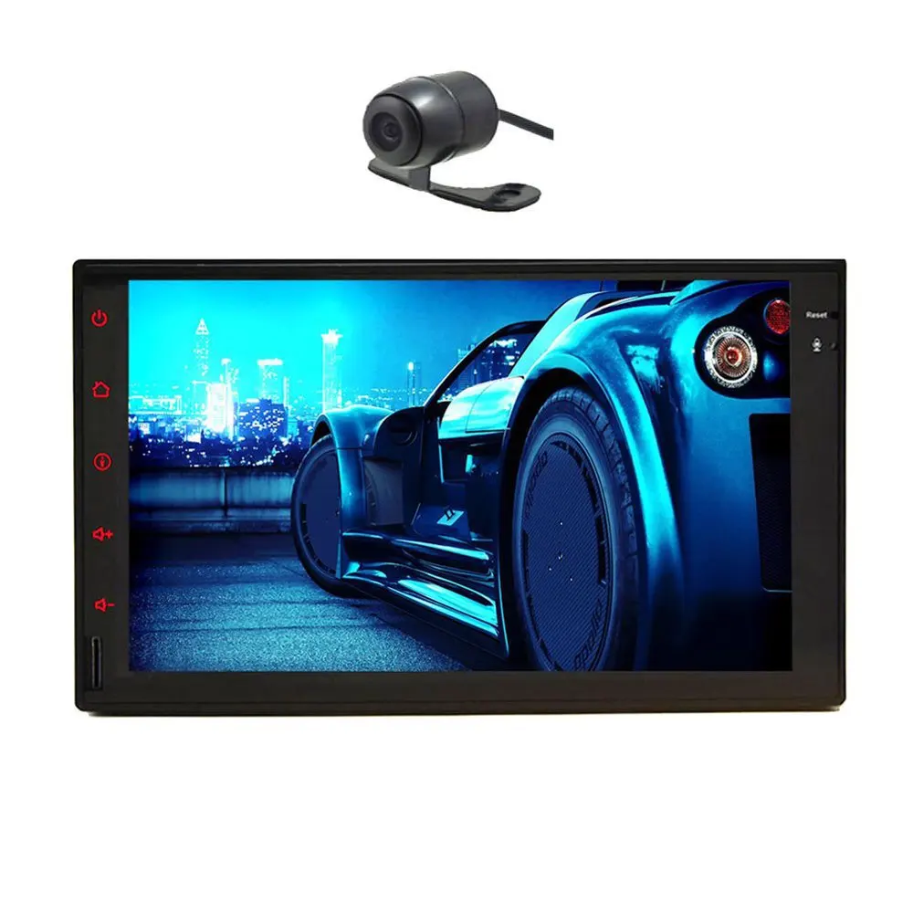 Rear Camera+Pure Android 4.2 Car PC Tablet Double 2 Din 7'' In Dash Car Stereo NO DVD Player GPS Navigation Radio+MP3+Wifi+iPod