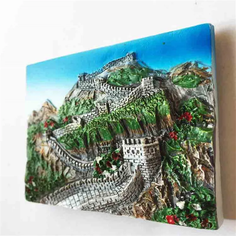 Креативный Badaling Great Wall рисунок на холодильник наклейка Китай Пекин пейзаж