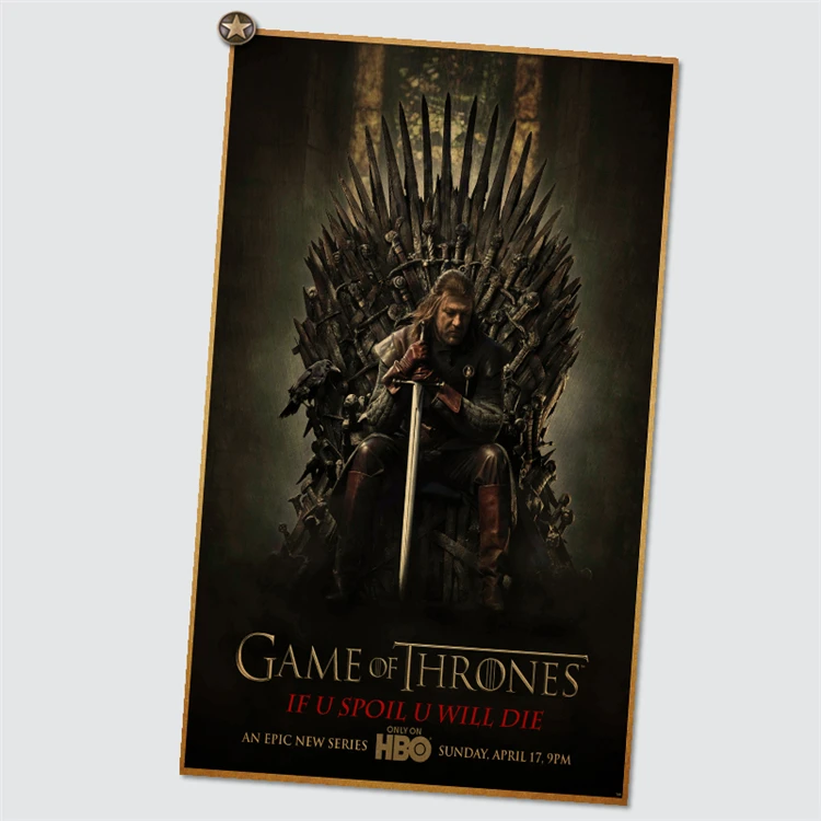 A Song Of Ice And Fire Game Of Thrones Poster Waterproof