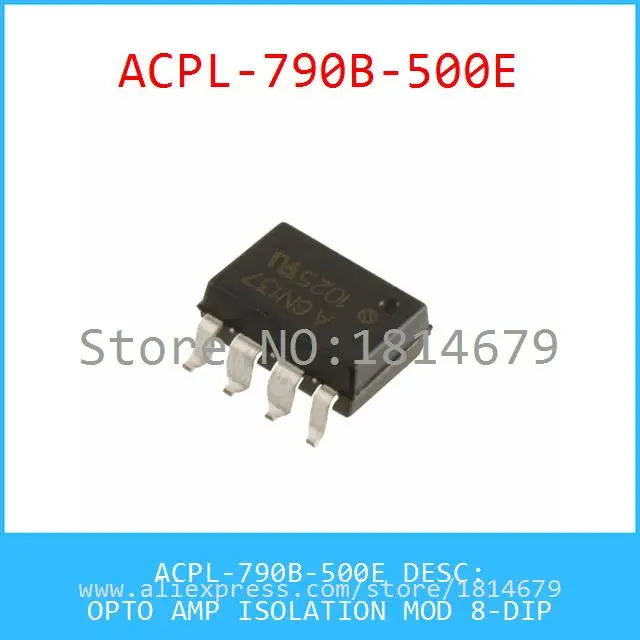 1PCS/lot ACPL-790B-500E OPTO AMP ISOLATION MOD 8-DIP 790 ACPL-790 |
