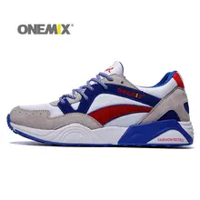 Onemix auctumn женщин RunningShoes удобные уютные тапки тренер спортивная обувь для прогулки на свежем воздухе демпфирования бег супер бордовый