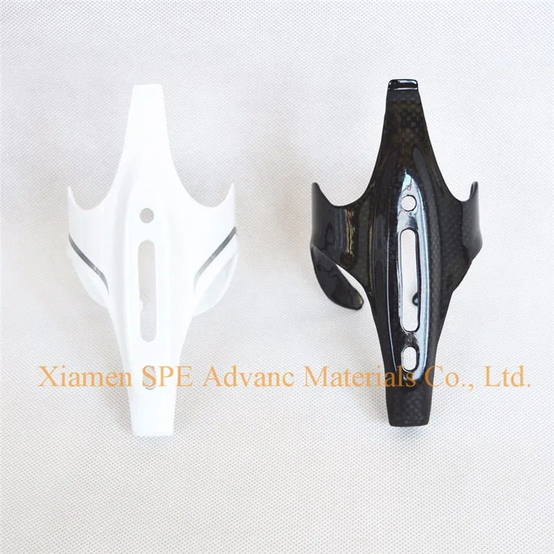 

New Style White Bike Bicycle Cycling carbon matt Bottle Cage 2PCS/lot Newest White cage full Carbon Bottle Cage