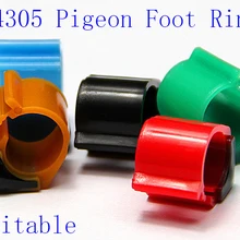 100 шт./лот RFID бирка для животных RFID кольцо для ног голубь полосы RFID бирка для животных 125 кГц записываемая