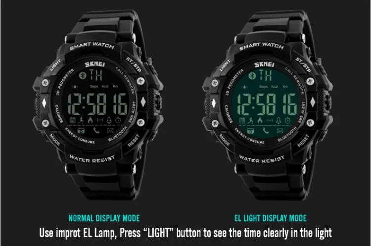fitness watches for women SKMEI Smart Watch For Apple Android Women Sports Watches Bluetooth Pedometer Camera Smartwatch Waterproof Wristwatches men's water resistant watches