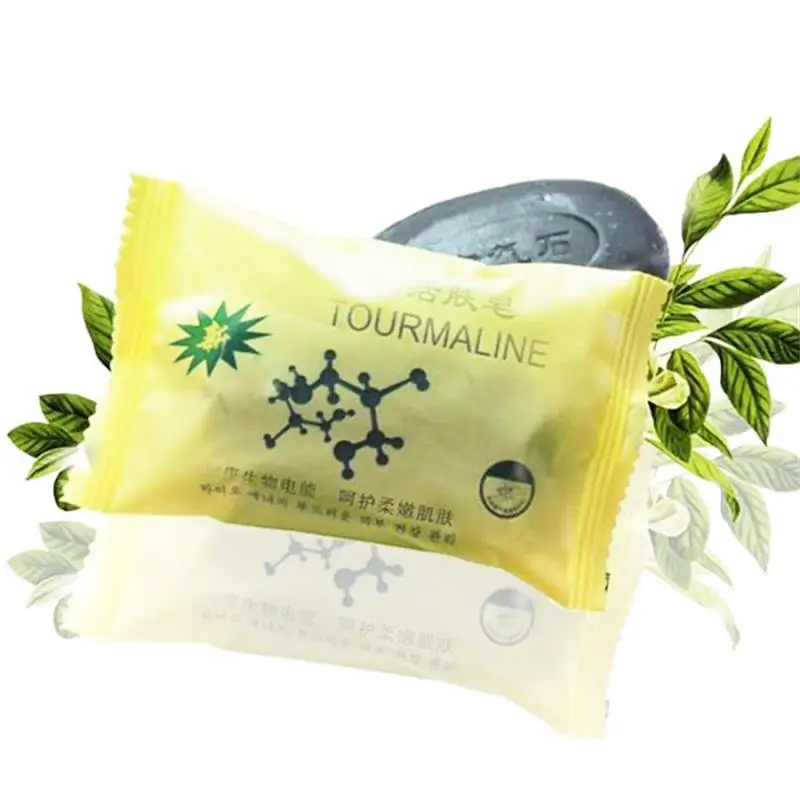 

Tourmaline Soap Personal Care Soap Face & Body Beauty Healthy Care Remove dirt Eliminate Pigmentation Whitening