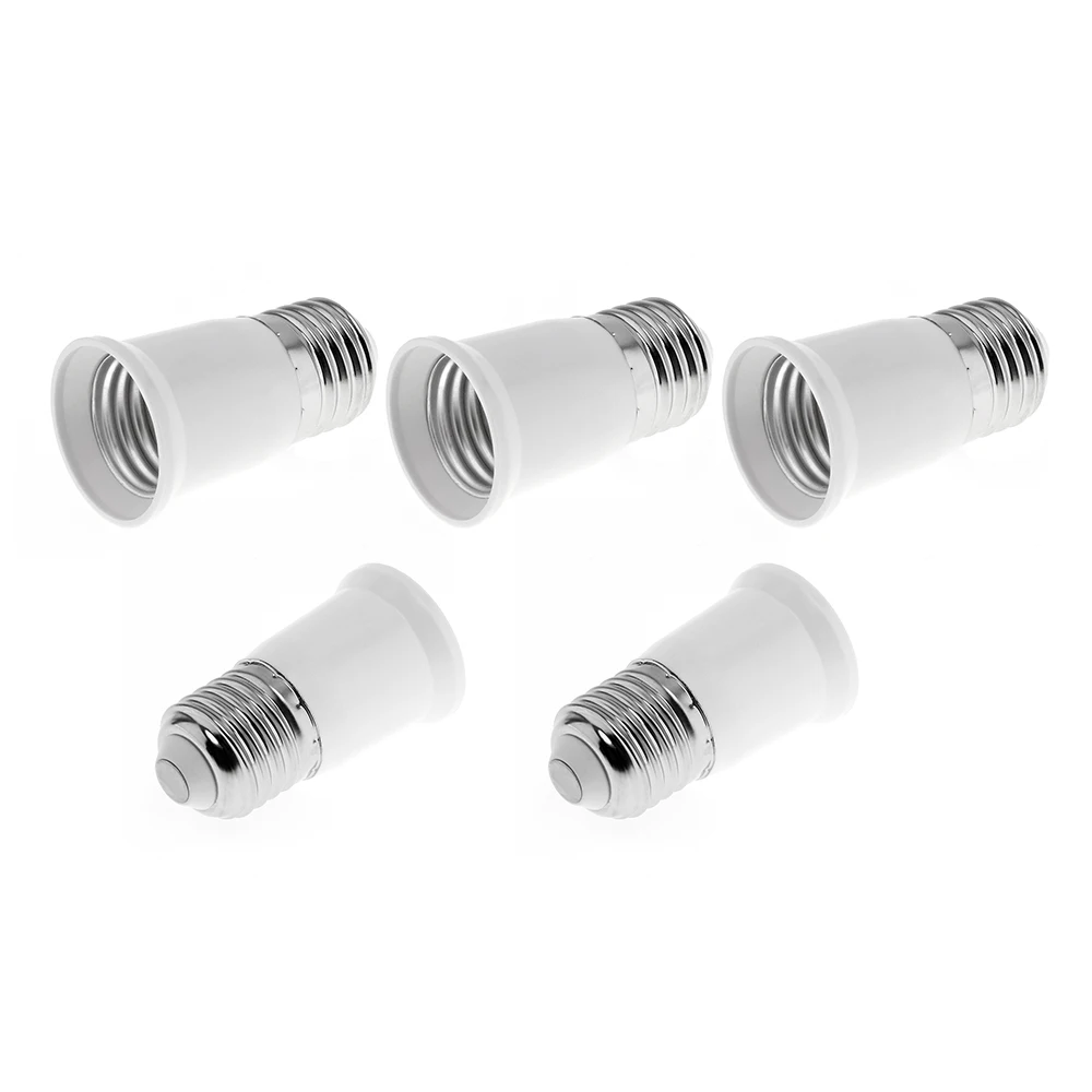 

5pcs E27 to E27 LED Bulb Base Adapter Universal Light Converter Lamp Socket Holder